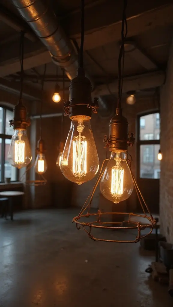 20 Modern Lighting Ideas That Will Instantly Elevate Your Home Decor (You Won't Believe #15!) - 15. Industrial-style Lighting
