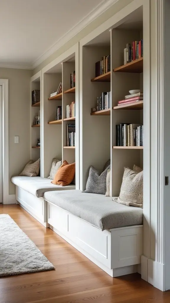 40 Small House Interior Design Ideas That Maximize Space - 12. Implement Built-In Furniture
