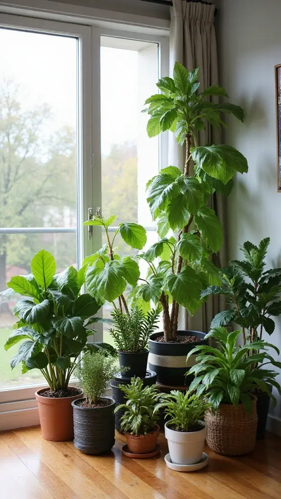 40 Small House Interior Design Ideas That Maximize Space - 21. Incorporate Indoor Plants