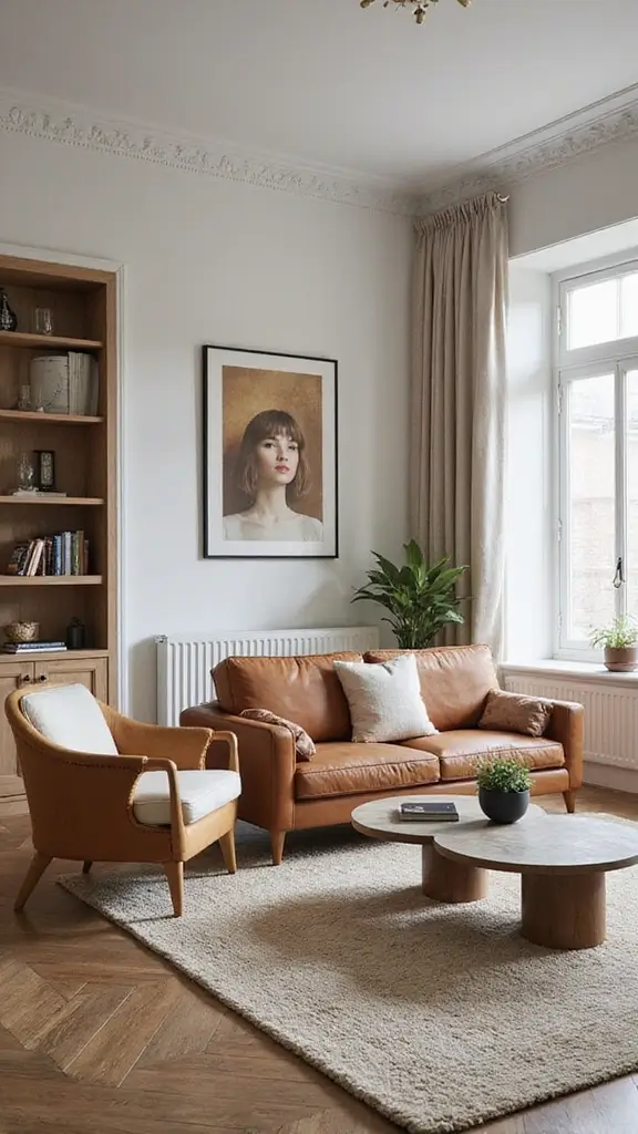 40 Small House Interior Design Ideas That Maximize Space - 38. Mix Modern with Traditional