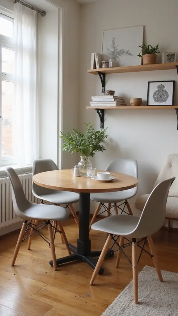 40 Small House Interior Design Ideas That Maximize Space - 4. Compact Dining Sets