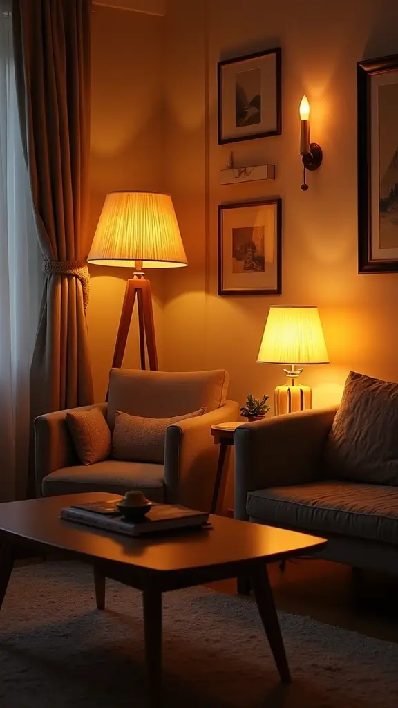 40 Small House Interior Design Ideas That Maximize Space - 5. Layered Lighting Solutions