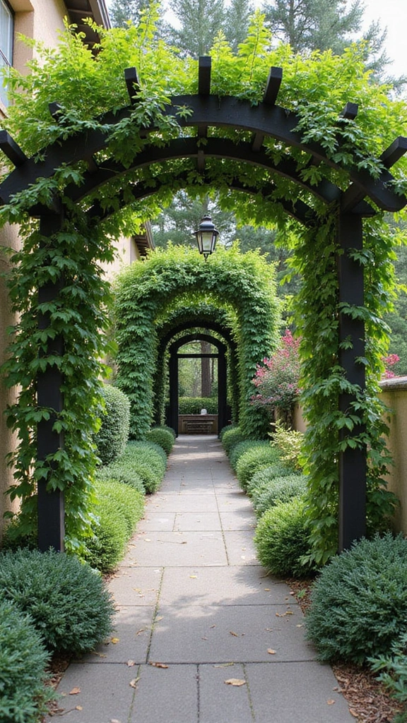 41 Car Porch Design Modern Ideas for a Stunning Entrance - 14. Charming Trellis Carport