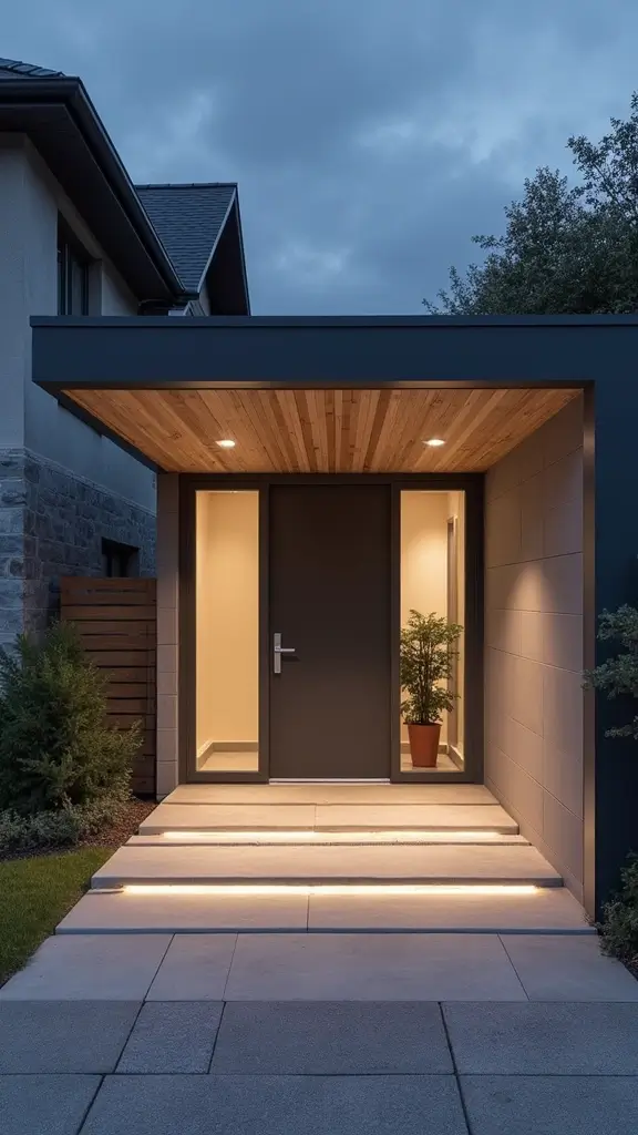 41 Car Porch Design Modern Ideas for a Stunning Entrance - 19. Smart Technology Carport
