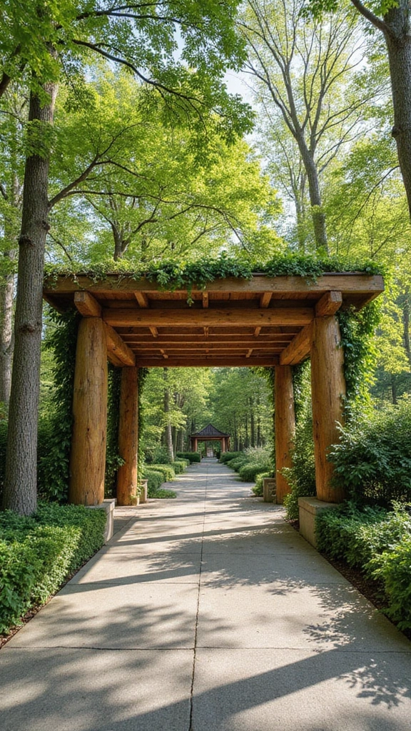 41 Car Porch Design Modern Ideas for a Stunning Entrance - 34. Biophilic Design Carport