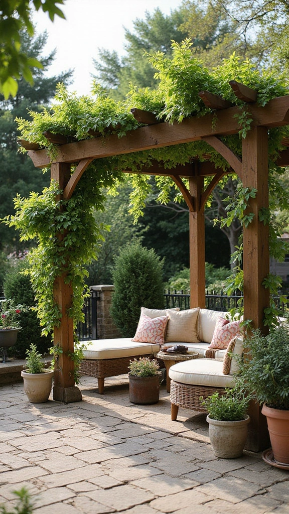 41 Car Porch Design Modern Ideas for a Stunning Entrance - 4. Artistic Pergola