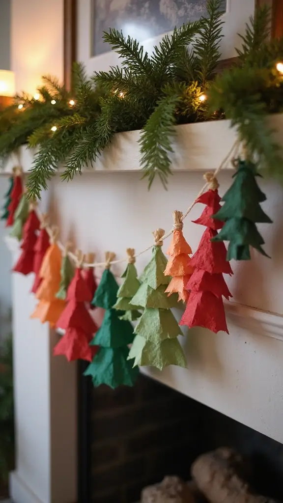 41 Christmas Home Decor Ideas That Feel Warm & Bright - 1. Recycled Paper Garlands