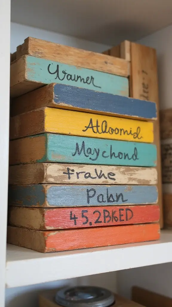 41 DIY Crafts for Home Decor That Look Expensive but Aren’t - 22. Painted Wood Blocks