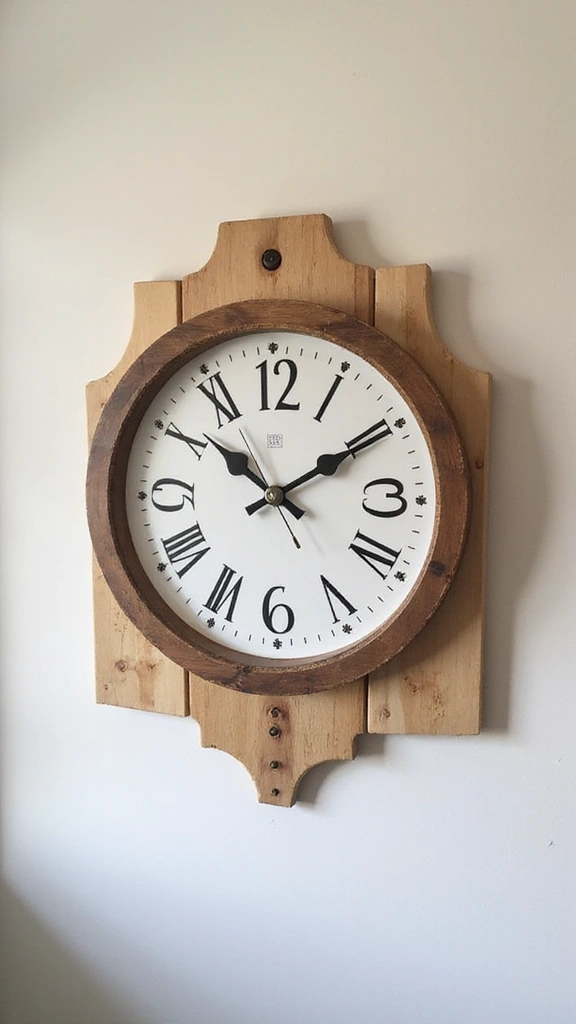 41 DIY Crafts for Home Decor That Look Expensive but Aren’t - 28. DIY Wall Clock
