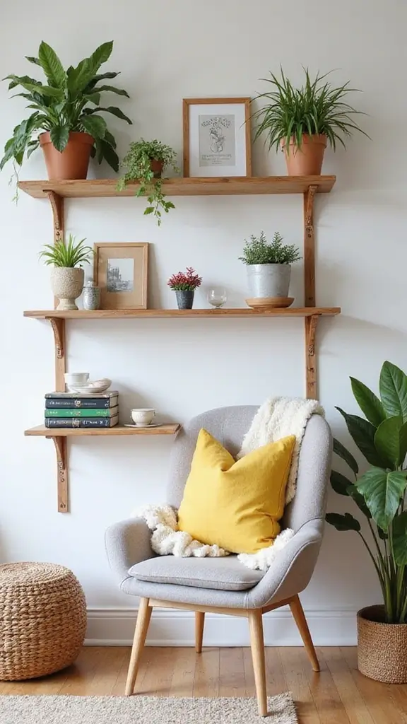 41 DIY Crafts for Home Decor That Look Expensive but Aren’t - 32. DIY Hanging Shelves