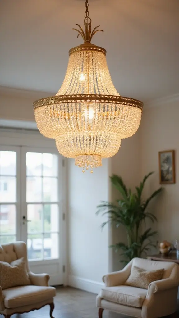 41 DIY Crafts for Home Decor That Look Expensive but Aren’t - 37. DIY Beaded Chandeliers