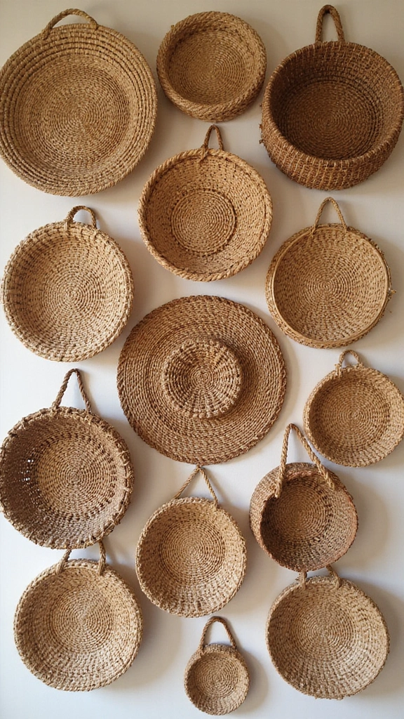 41 DIY Crafts for Home Decor That Look Expensive but Aren’t - 8. Woven Wall Basket