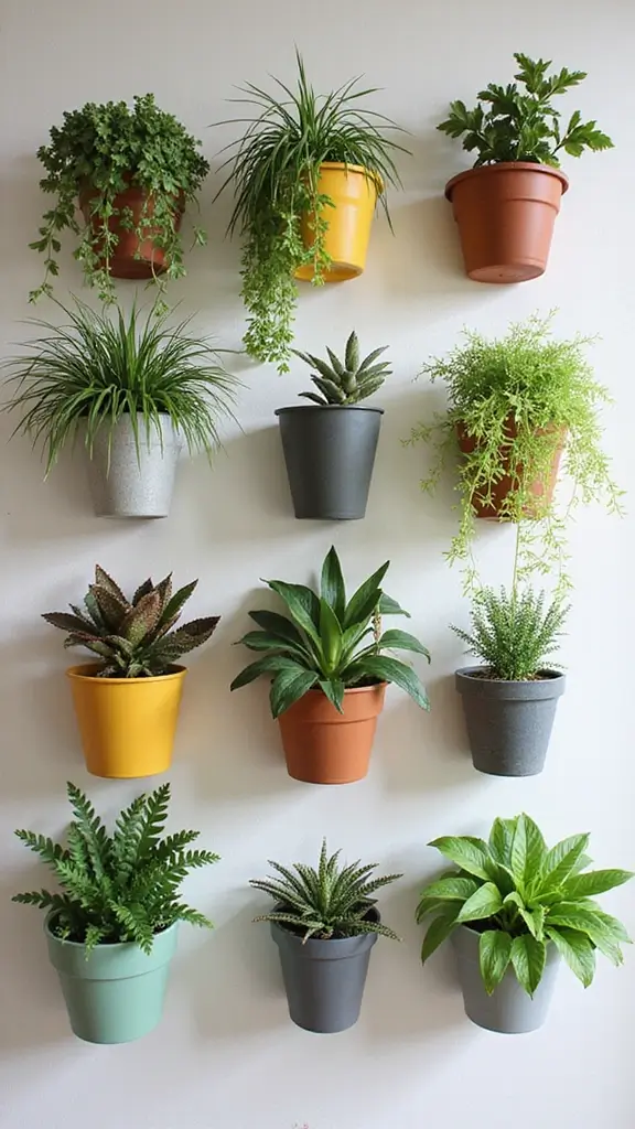 41 Dollar Tree DIY Home Decor Ideas That Look Expensive - 10. Trendy Wall Planters