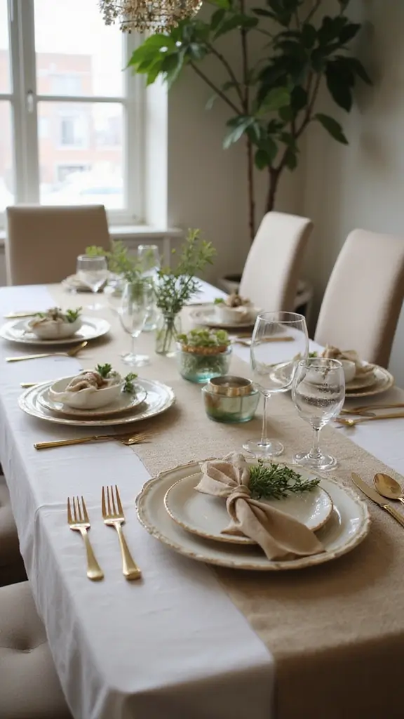 41 Dollar Tree DIY Home Decor Ideas That Look Expensive - 25. Stylish Table Runner