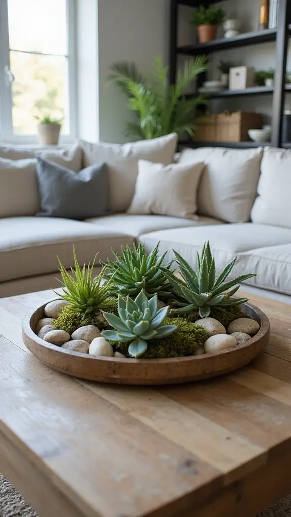 41 Dollar Tree DIY Home Decor Ideas That Look Expensive - 33. Decorative Tray with Succulents