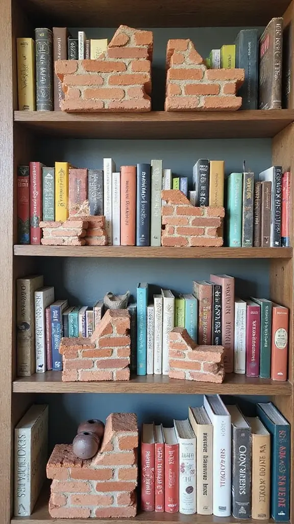 41 Dollar Tree DIY Home Decor Ideas That Look Expensive - 9. Unique Bookend Designs