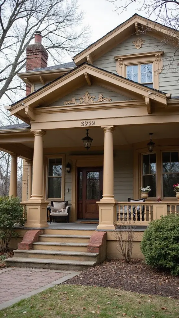 41 House with Wrap Around Porch Designs That Feel Timeless - 41. Timeless Classic Revival