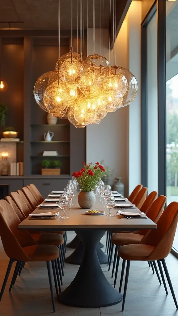 41 Modern Contemporary Interior Design Ideas That Inspire - 13. Statement Lighting