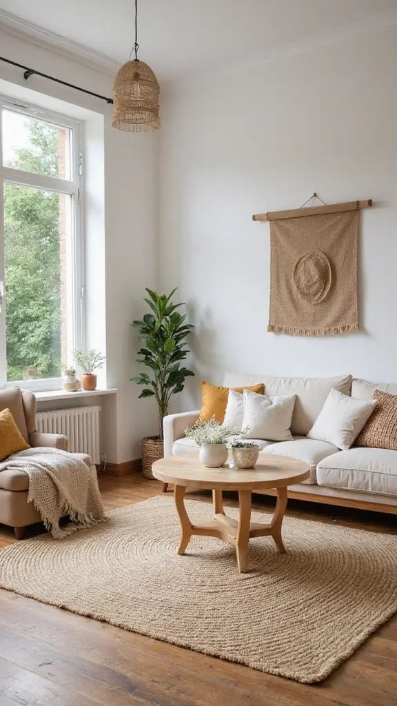 41 Modern Contemporary Interior Design Ideas That Inspire - 38. Natural Rugs