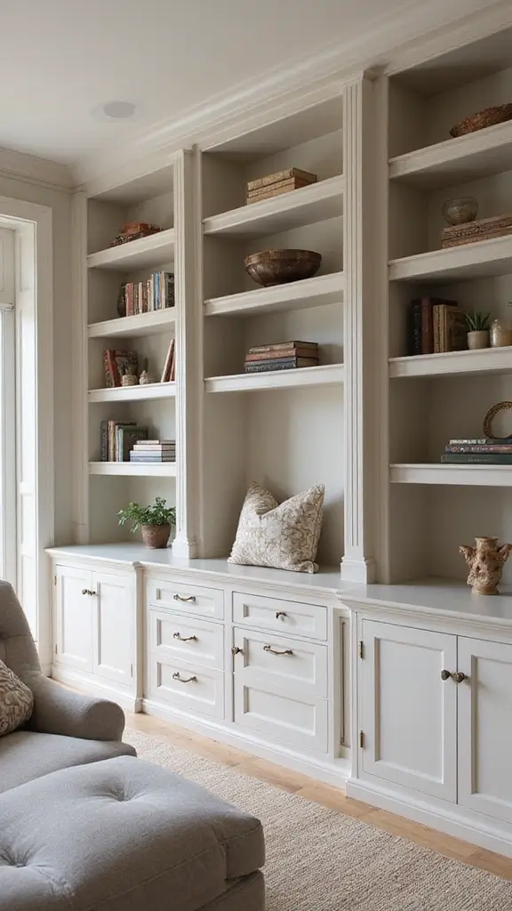 41 Modern House Design Interior Ideas for a Luxe Look - 14. Custom Built-Ins