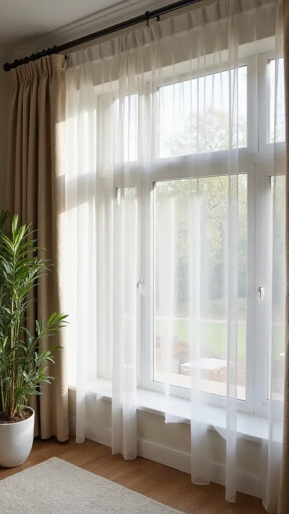 41 Modern House Design Interior Ideas for a Luxe Look - 24. Stylish Window Treatments