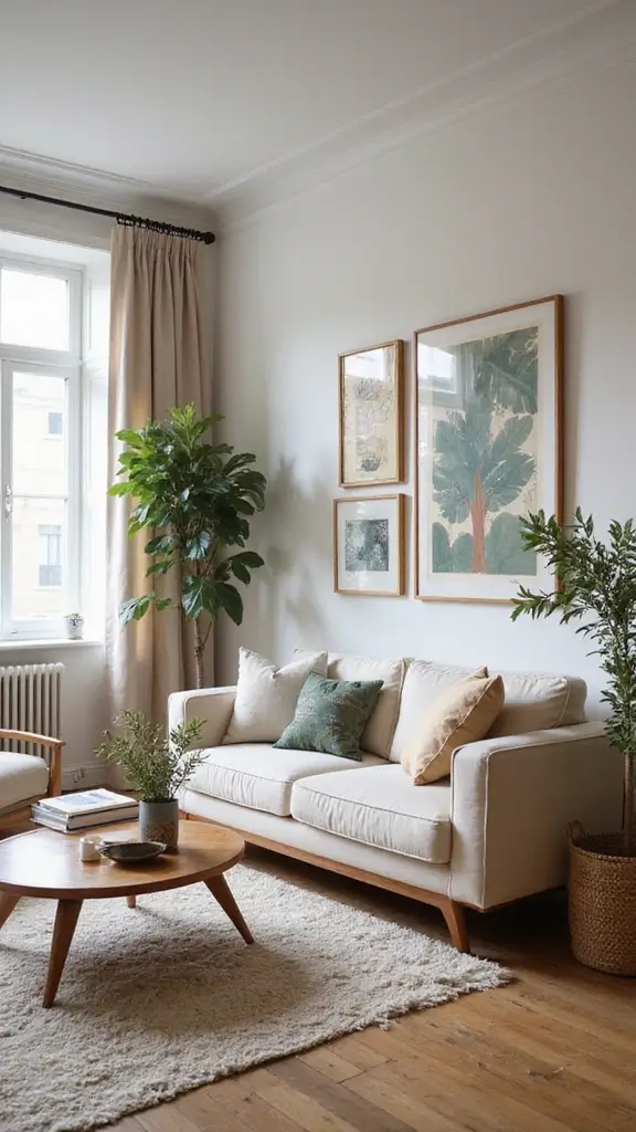 41 Modern Luxury Living Room Interior Design That Feels Effortless - 14. Sustainable Art Pieces