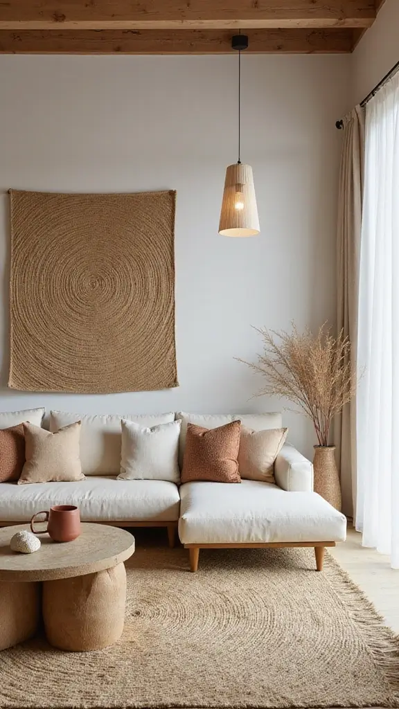 41 Modern Luxury Living Room Interior Design That Feels Effortless - 2. Natural Textures and Materials