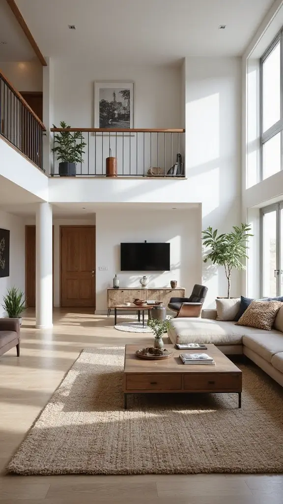 41 Modern Luxury Living Room Interior Design That Feels Effortless - 24. Open Space Concepts