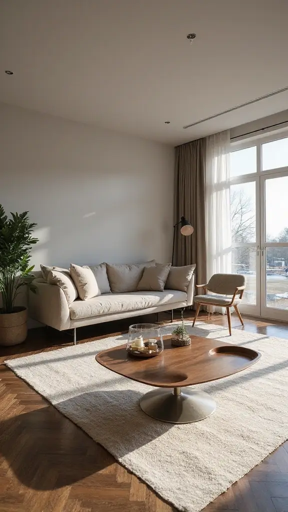 41 Modern Luxury Living Room Interior Design That Feels Effortless - 40. Floating Furniture