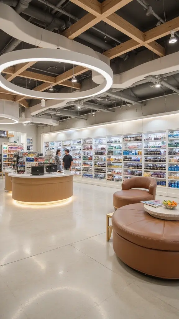 41 Pharmacy Design Interior Modern Concepts That Attract Customers - 2. Open Layout Design