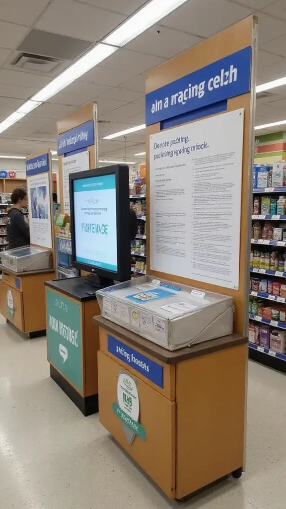 41 Pharmacy Design Interior Modern Concepts That Attract Customers - 21. Customer Feedback Stations
