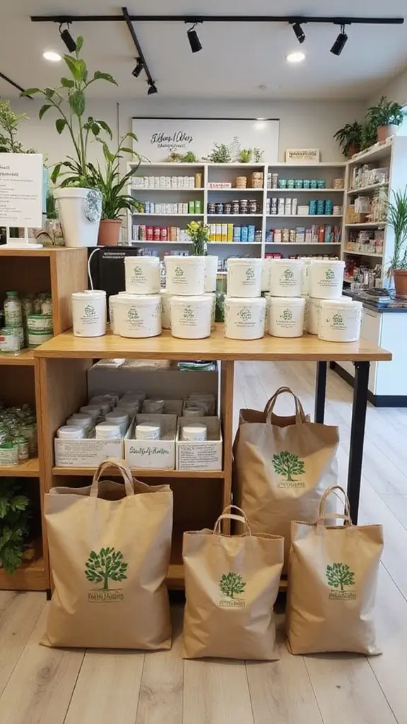 41 Pharmacy Design Interior Modern Concepts That Attract Customers - 32. Eco-Friendly Packaging
