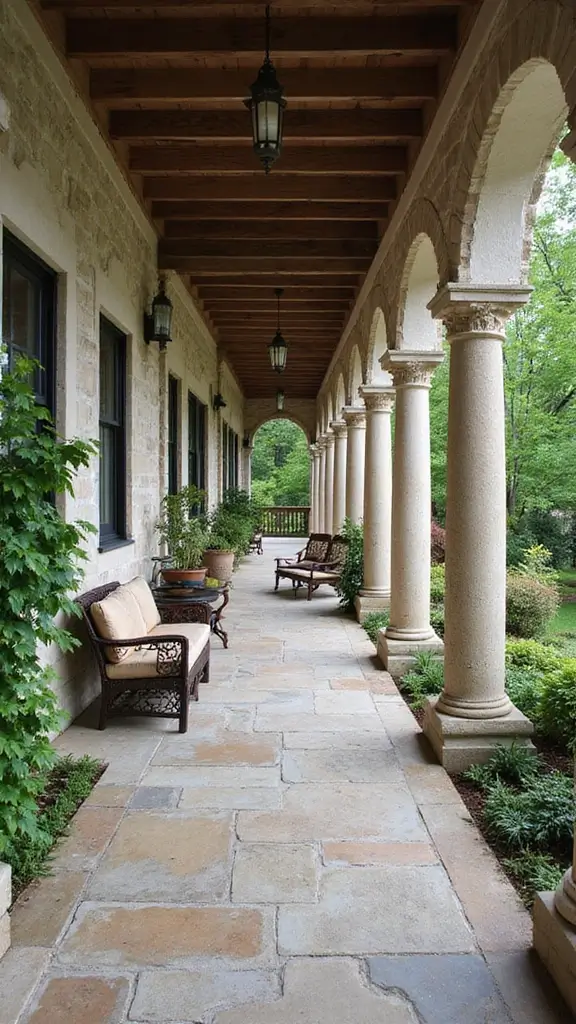 41 Pillar Design Interior Modern Styles That Add Drama - 22. Outdoor Pillar Designs