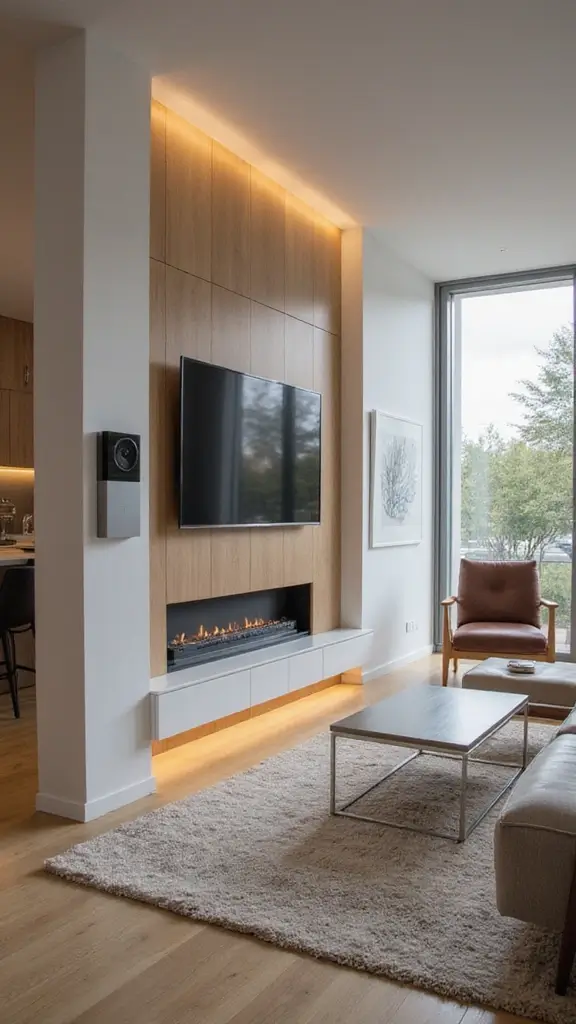 41 Pillar Design Interior Modern Styles That Add Drama - 29. Integration with Smart Home Technology