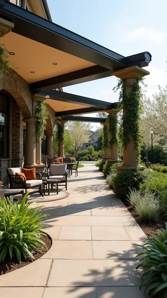 41 Pillar Design Interior Modern Styles That Add Drama - 36. Pillars with Canopies
