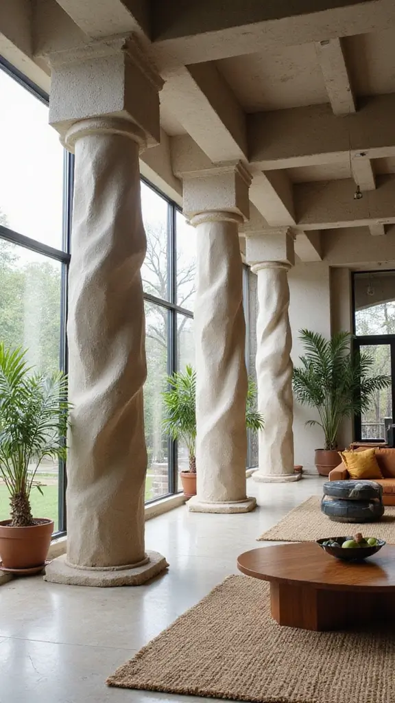 41 Pillar Design Interior Modern Styles That Add Drama - 39. Interactive Articulated Pillars