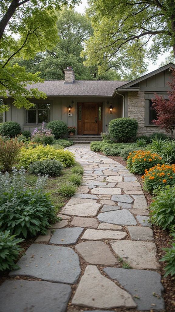 41 Ranch Home Exterior Makeover Ideas That Wow - 11. Welcoming Pathways
