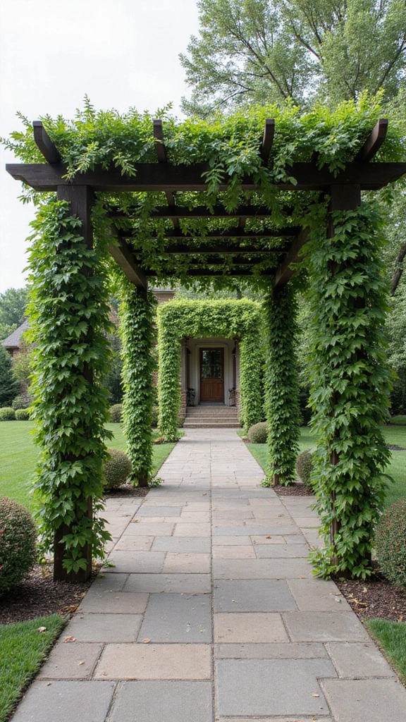 41 Ranch Home Exterior Makeover Ideas That Wow - 22. Pergolas and Gazebos