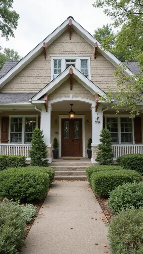 41 Ranch Home Exterior Makeover Ideas That Wow - 23. Unique Architectural Details