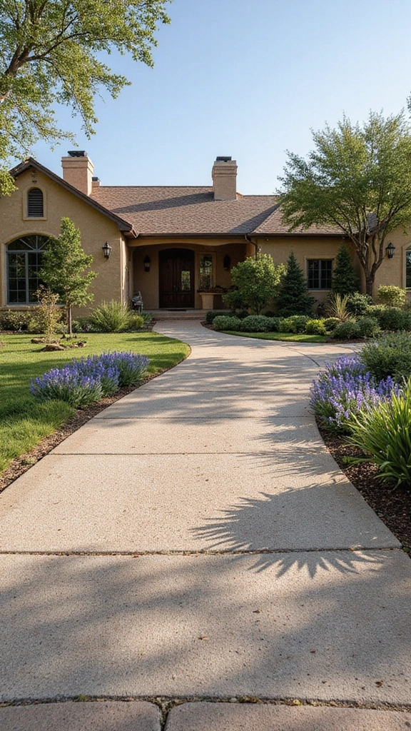 41 Ranch Home Exterior Makeover Ideas That Wow - 27. Sustainable Paving Options