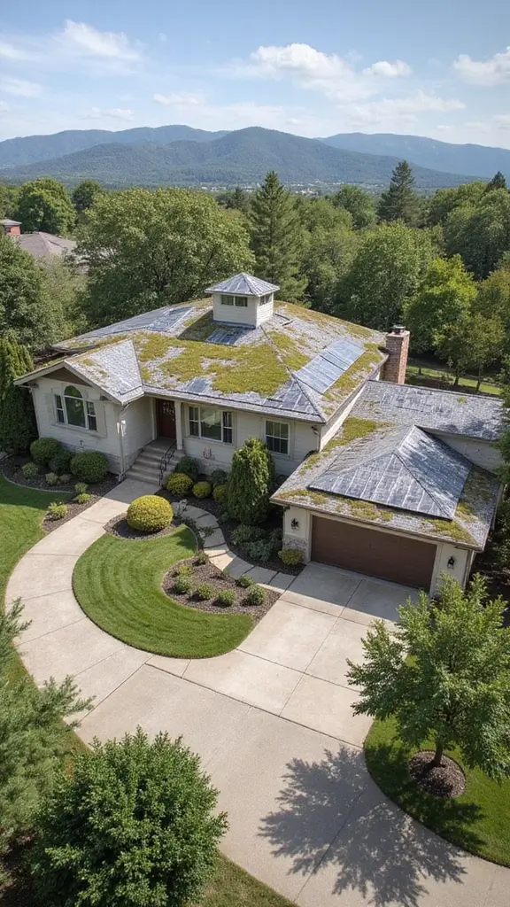 41 Ranch Home Exterior Makeover Ideas That Wow - 30. Sustainable Roof Treatments