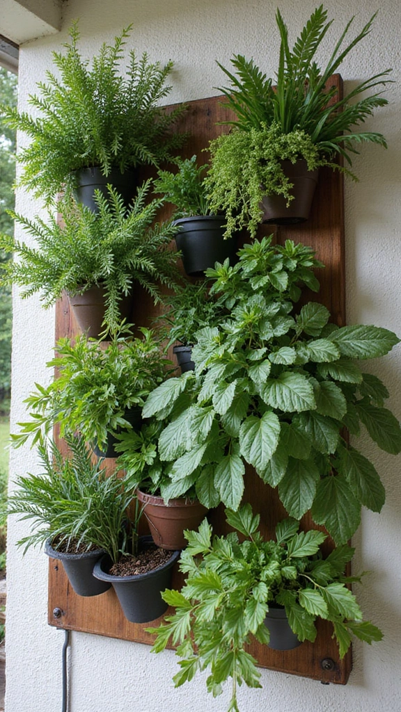 41 Ranch Home Exterior Makeover Ideas That Wow - 34. Vertical Gardens