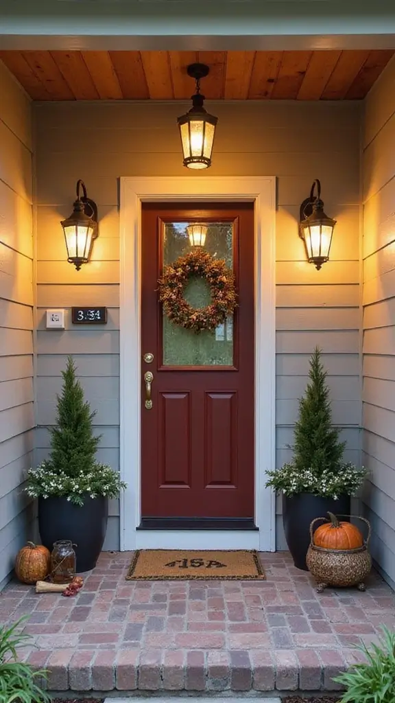 41 Ranch Home Exterior Makeover Ideas That Wow - 41. Inviting Entryways
