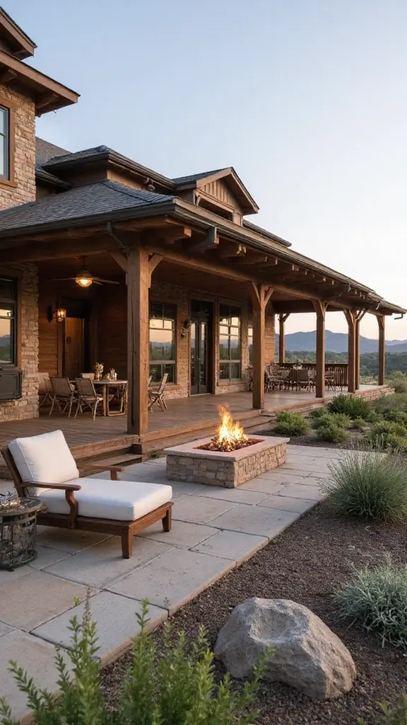 41 Ranch Home Exterior Makeover Ideas That Wow - 8. Functional Outdoor Spaces