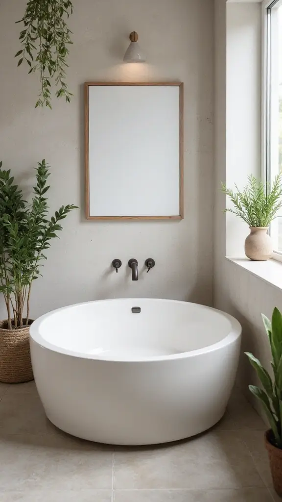 41 Small Bathroom Remodel with Tub Ideas That Save Space - 1. Compact Freestanding Bathtubs