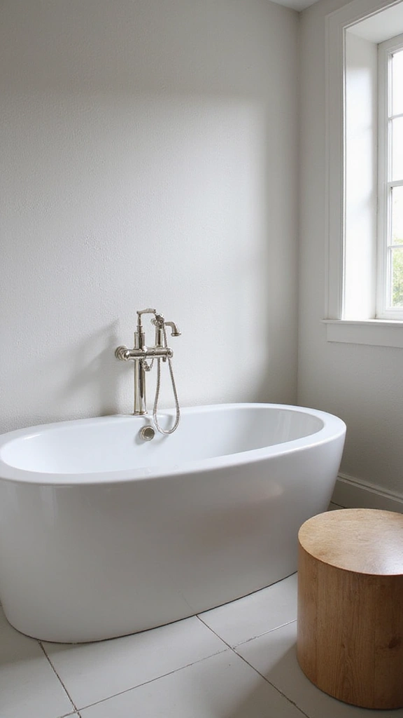 41 Small Bathroom Remodel with Tub Ideas That Save Space - 23. Stylish Faucets