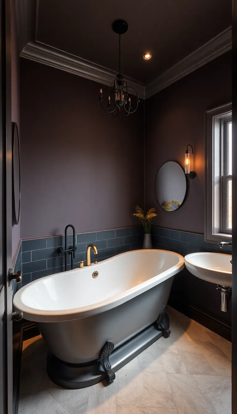41 Small Bathroom Remodel with Tub Ideas That Save Space - 40. Statement Bathtub
