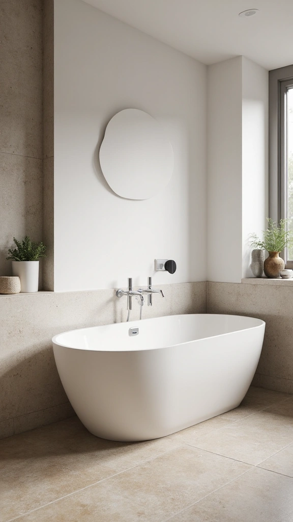 41 Small Bathroom Remodel with Tub Ideas That Save Space - 6. Minimalist Design