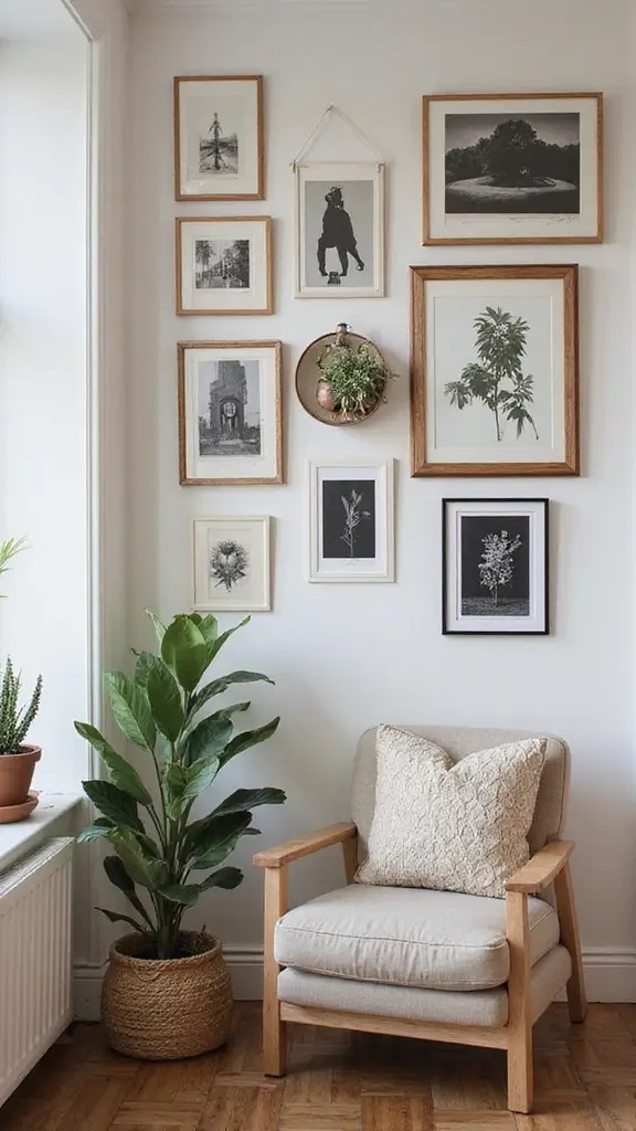 41 Small Space Home Decor Ideas That Feel Big - 10. Artistic Wall Art