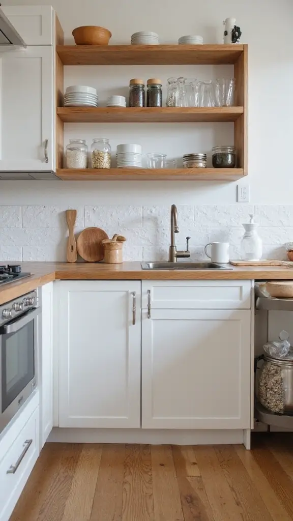 41 Small Space Home Decor Ideas That Feel Big - 13. Compact Kitchen Solutions